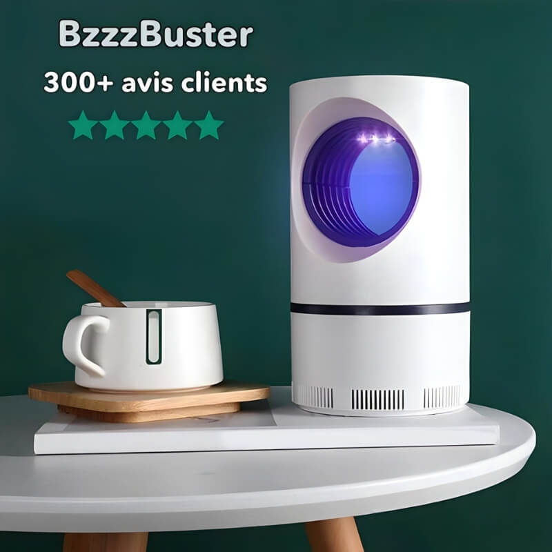 Lampe Anti-Moustiques BzzzBuster - Solution Anti-Insectes Silencieuse travel