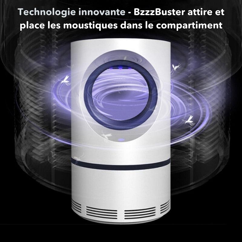 Lampe Anti-Moustiques BzzzBuster - Solution Anti-Moustiques avec Technologie Respectueuse de l'Environnement