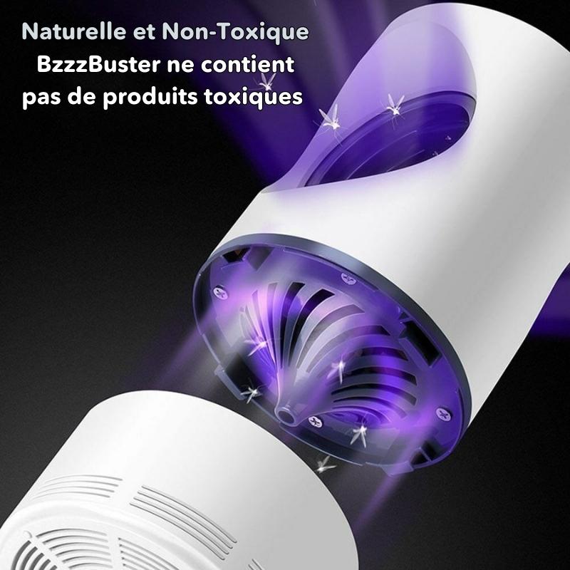 Lampe Anti-Moustiques BzzzBuster - Capture Facile de Moustiques avec Technologie UV