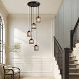 Lustre escalier en cristal Ida