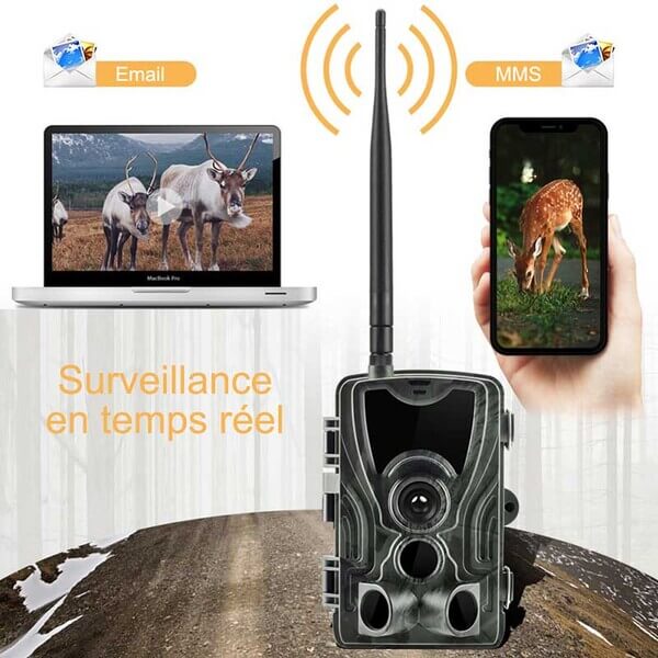 Caméra de chasse 4G - Application mobile - Autonomie longue - Détection mouvement