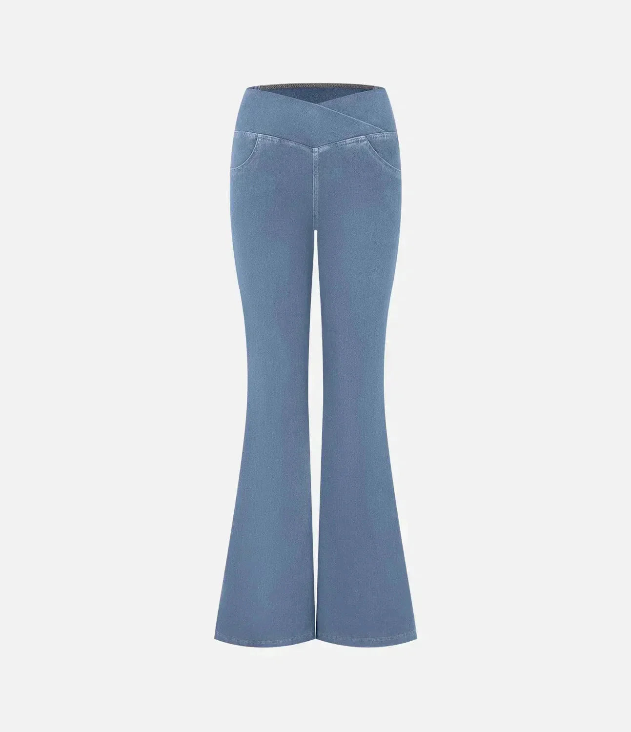 Jean large à taille haute stylisé Camille pour femmes - Élégance sans effort