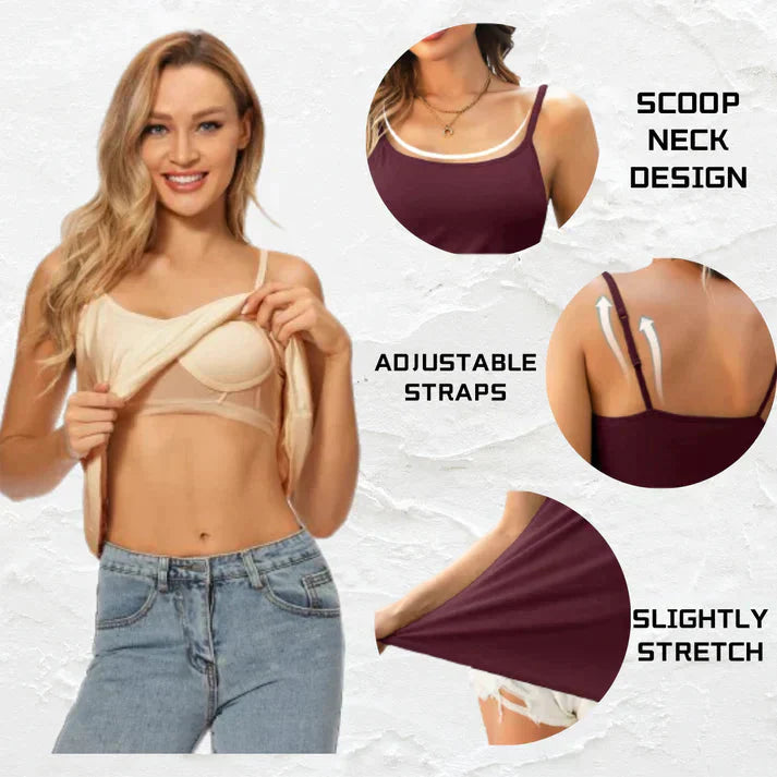 Camisole en avec soutien-gorge intégré - Confort et style décontracté travel