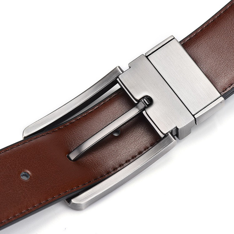 Ceinture Réversible en Cuir Véritable - Qualité et Style Réunis