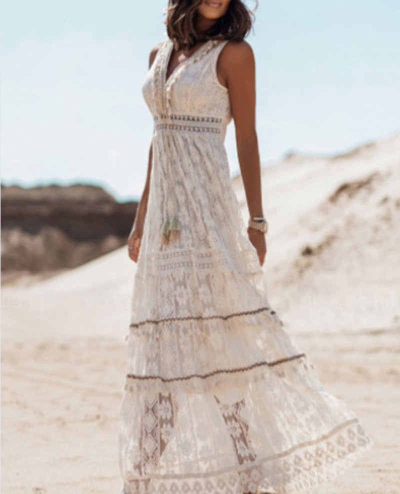 Robe Boho Celine pour femmes en tissu respirable et élégant pour un look polyvalent et chic