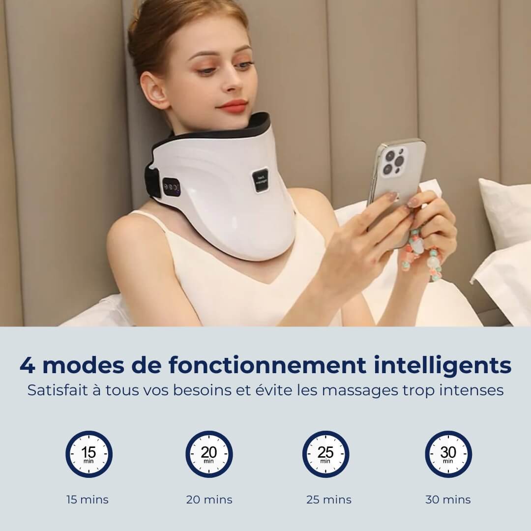 Masseur Cervical à Pression d’Air avec massage thérapeutique pour une détente profonde