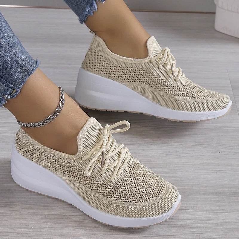 Chaussures Orthopédiques Charlotte Beige | Confort Pieds et Soutien Voûte Plantaire