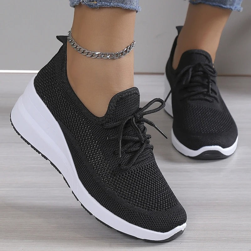 Chaussures Orthopédiques Charlotte Noir | Matériaux Durables et Semelle Antidérapante
