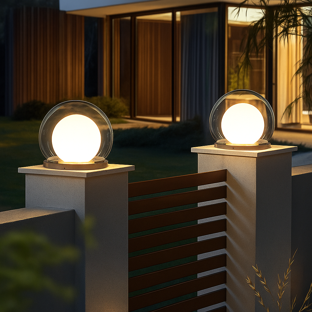 Lampe lunaire à pilier