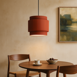 Lampe pendante colorée en céramique