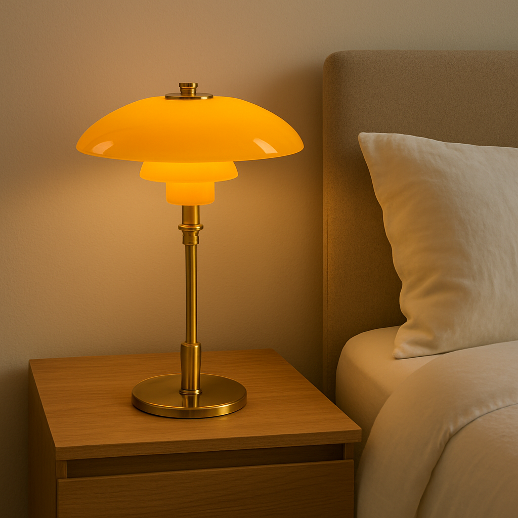 Lampada da tavolo di design danese