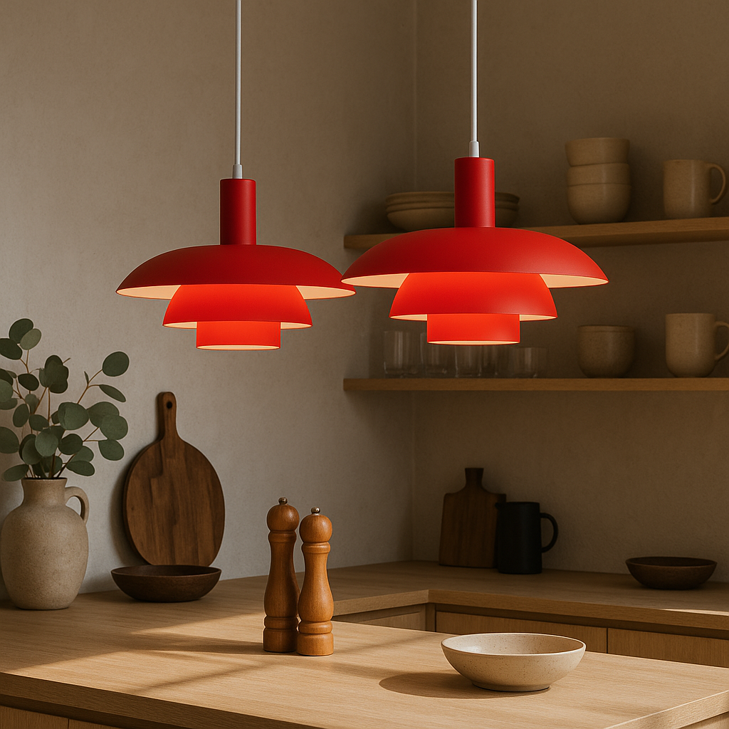 Lampe suspendue de style danois d'Irda