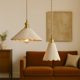 Pendant lamp in cement