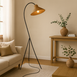 Lampadaire en bambou