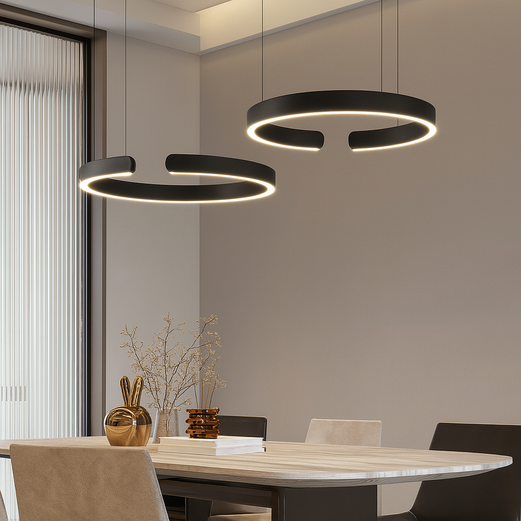 Lampe pendante anneau Esthetica