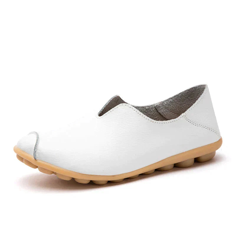 Chaussures orthopédiques OrtoBounce Blanc - Design sans lacets et matériaux respirants pour confort optimal