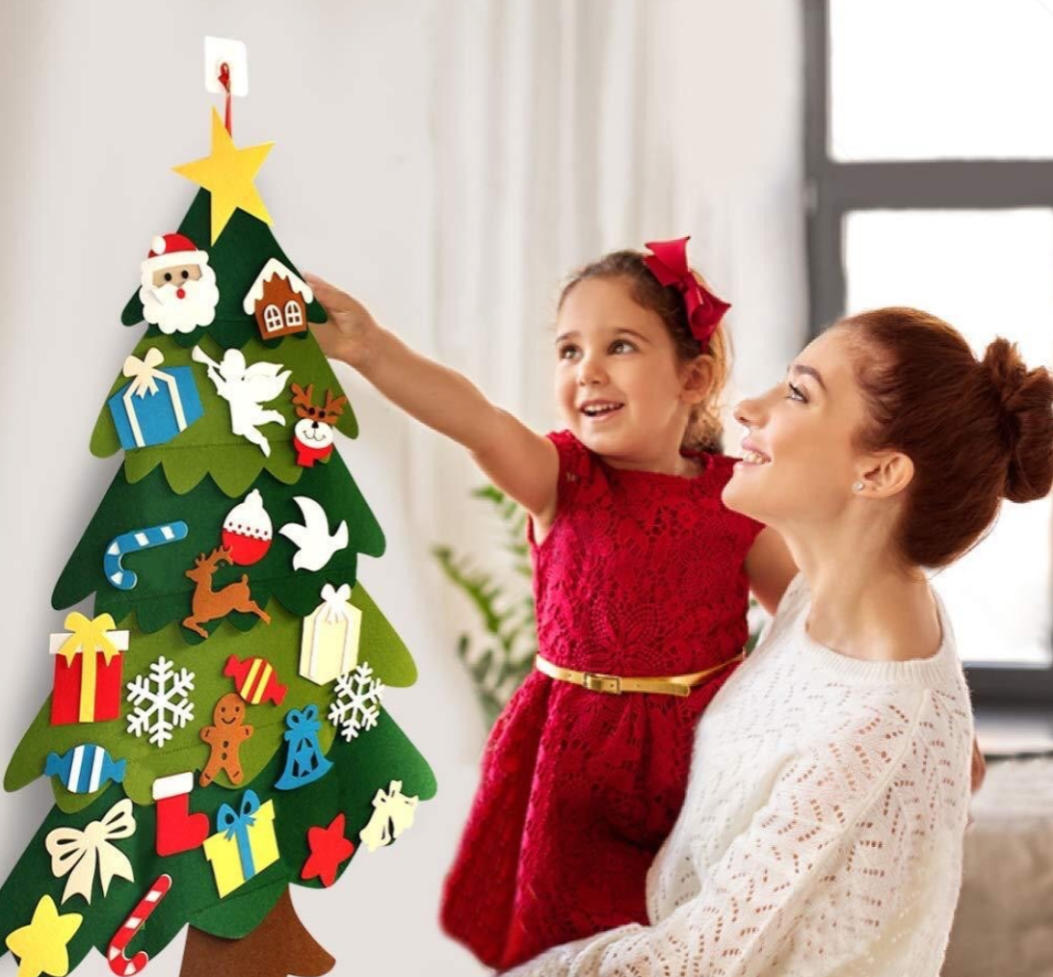 Sapin Montessori Lumineux - Sapin de Noël Unique avec ° de Rotation