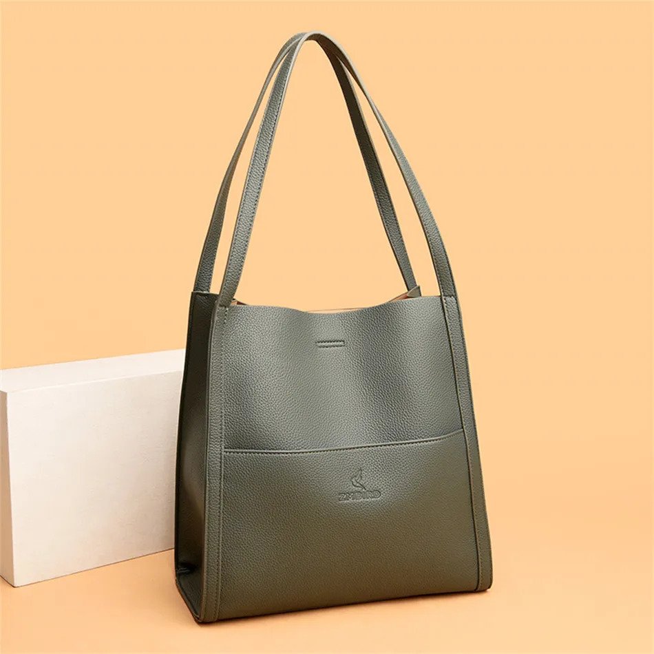 Sac à main ChicBag en Vert, accessoire chic et polyvalent pour un style élégant d