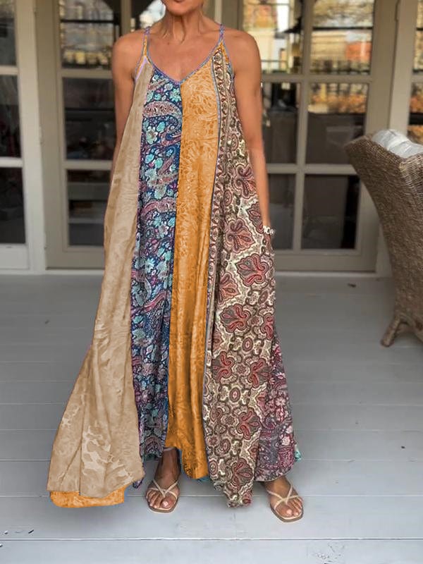 Robe décontractée à col en V en tissu doux pour un confort quotidien et une élégance intemporelle