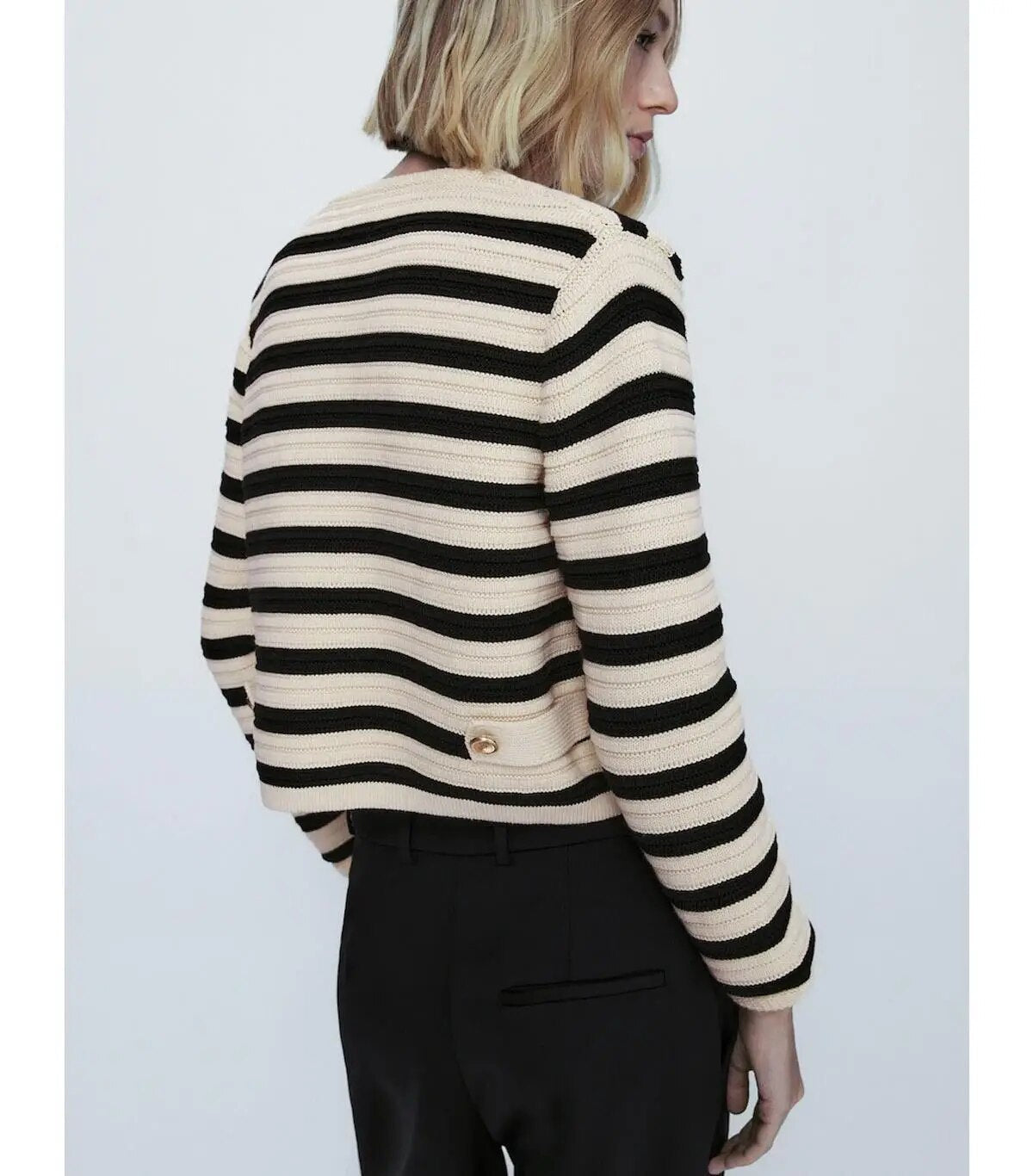 Cardigan à rayures Coco - Confort maximal, style chic, mode féminine