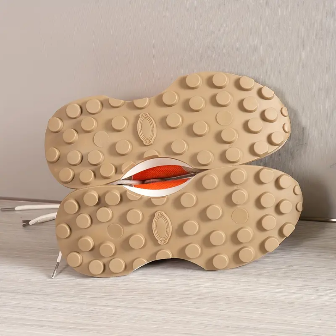 Baskets Ultra Confort en Cuir pour Femmes - Chaussures de Sport Confortables dog
