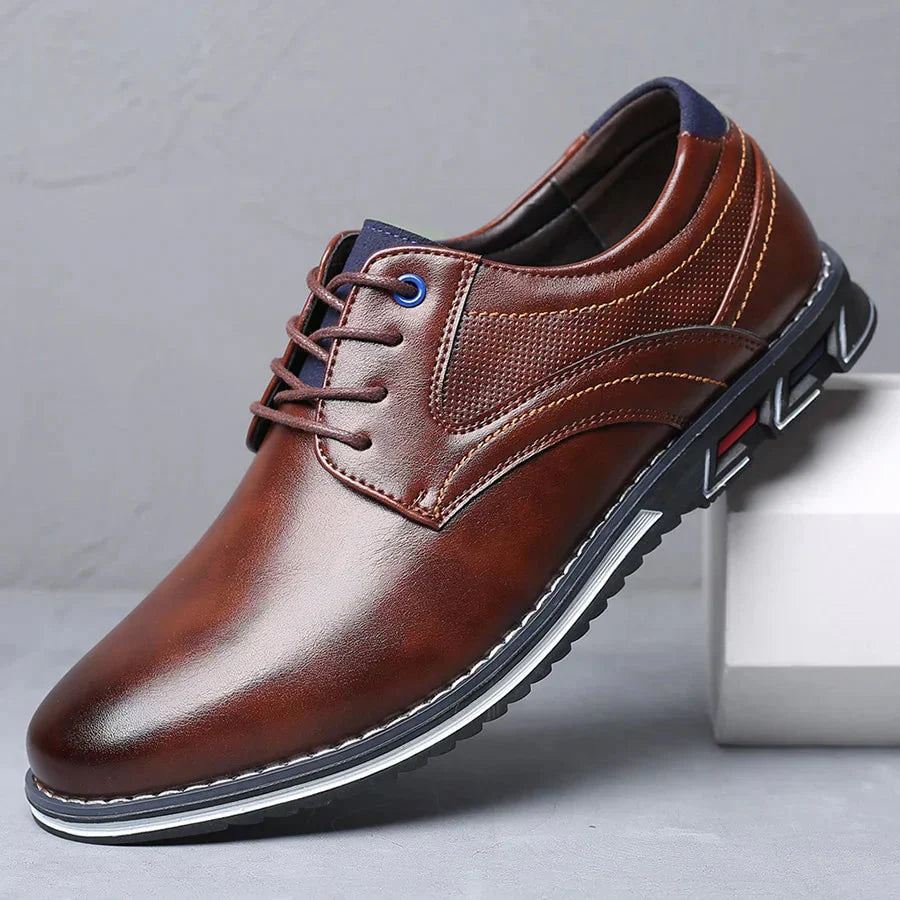 Chaussures de style urbain en Marron avec confort respirant et soutien orthopédique