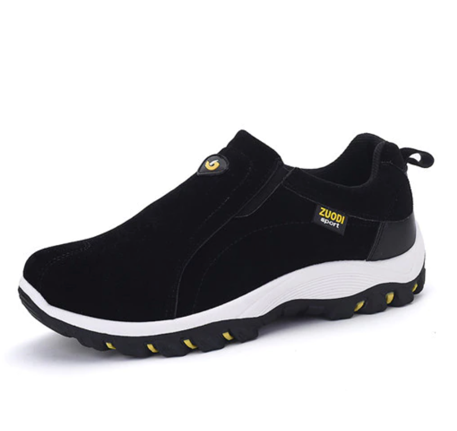 Chaussures de randonnée confortables avancées pour hommes - Confort confortable et adhérence antidérapante en Noir
