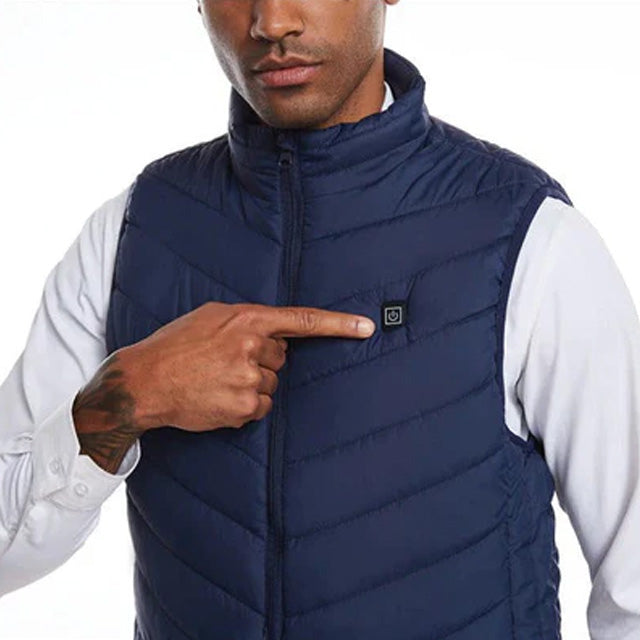 Gilet Chauffant Sans Manche Mixte Zones pour Camping et Randonnée dog travel bott