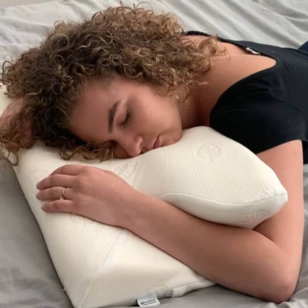 Oreiller Ergonomique DreamEase en Mousse Mémoire pour Apnée du Sommeil dog travel
