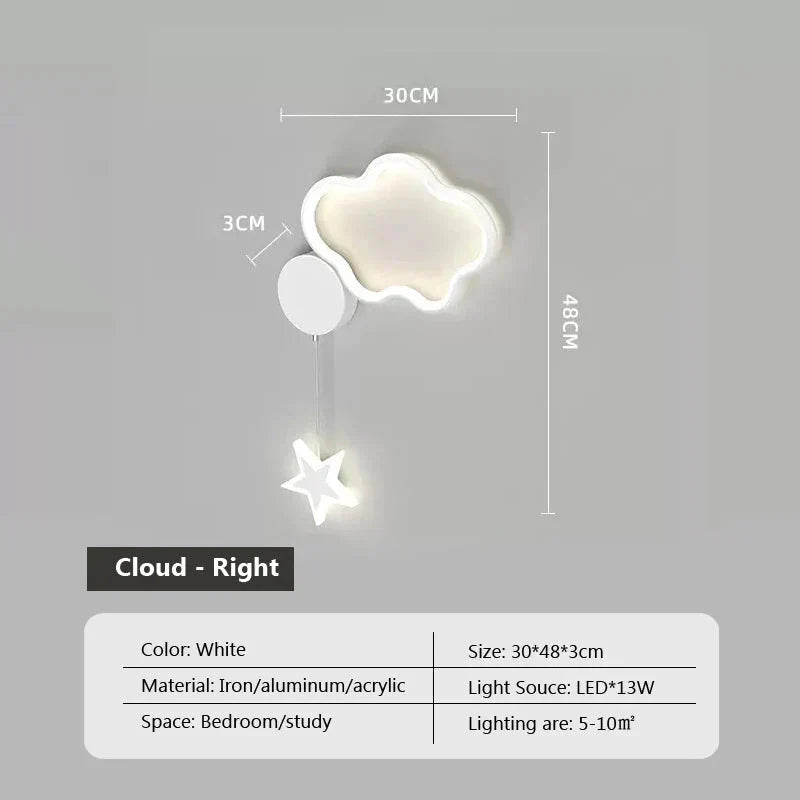 Lampe Murale Nuage Étoile Lune - Décoration Chambre Enfant dog travel bottle leak