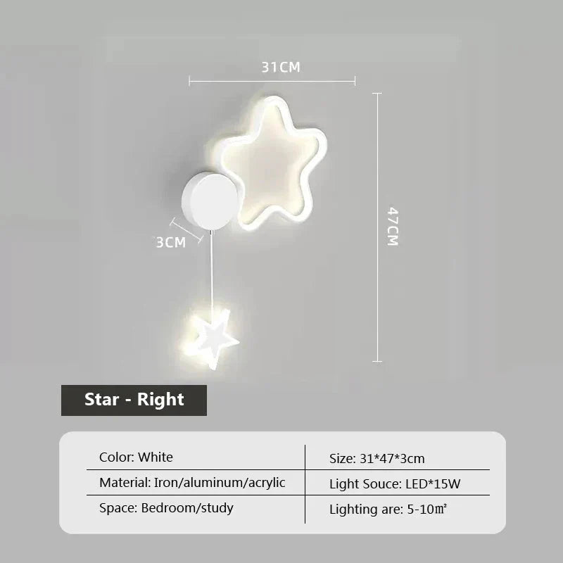 Lampe Murale Nuage Étoile Lune - Blanc Droit - Ambiance Magique dog travel bottle