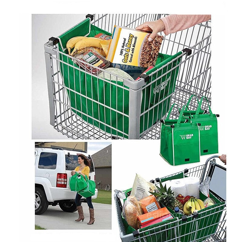 Sac de Course Réutilisable EcoTace avec poignées renforcées pour un transport facile
