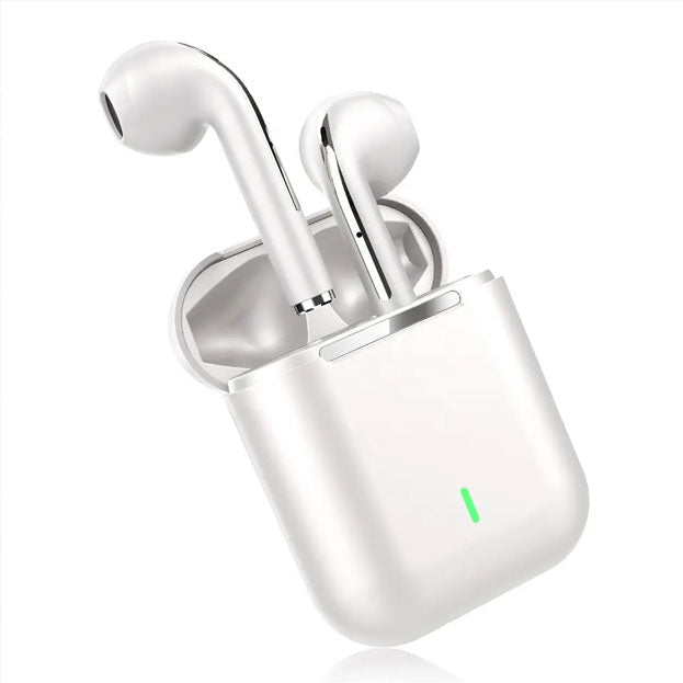 Écouteurs Bluetooth Blanc - Contrôle tactile, design ergonomique et qualité sonore
