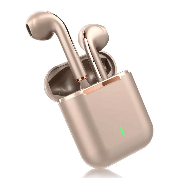 Écouteurs Bluetooth Rose Gold - Transmission rapide, haute fidélité et confort audio
