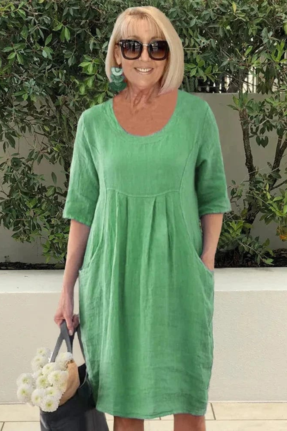 Robe d'été Florine avec poches pour femme, style décontracté et confort léger