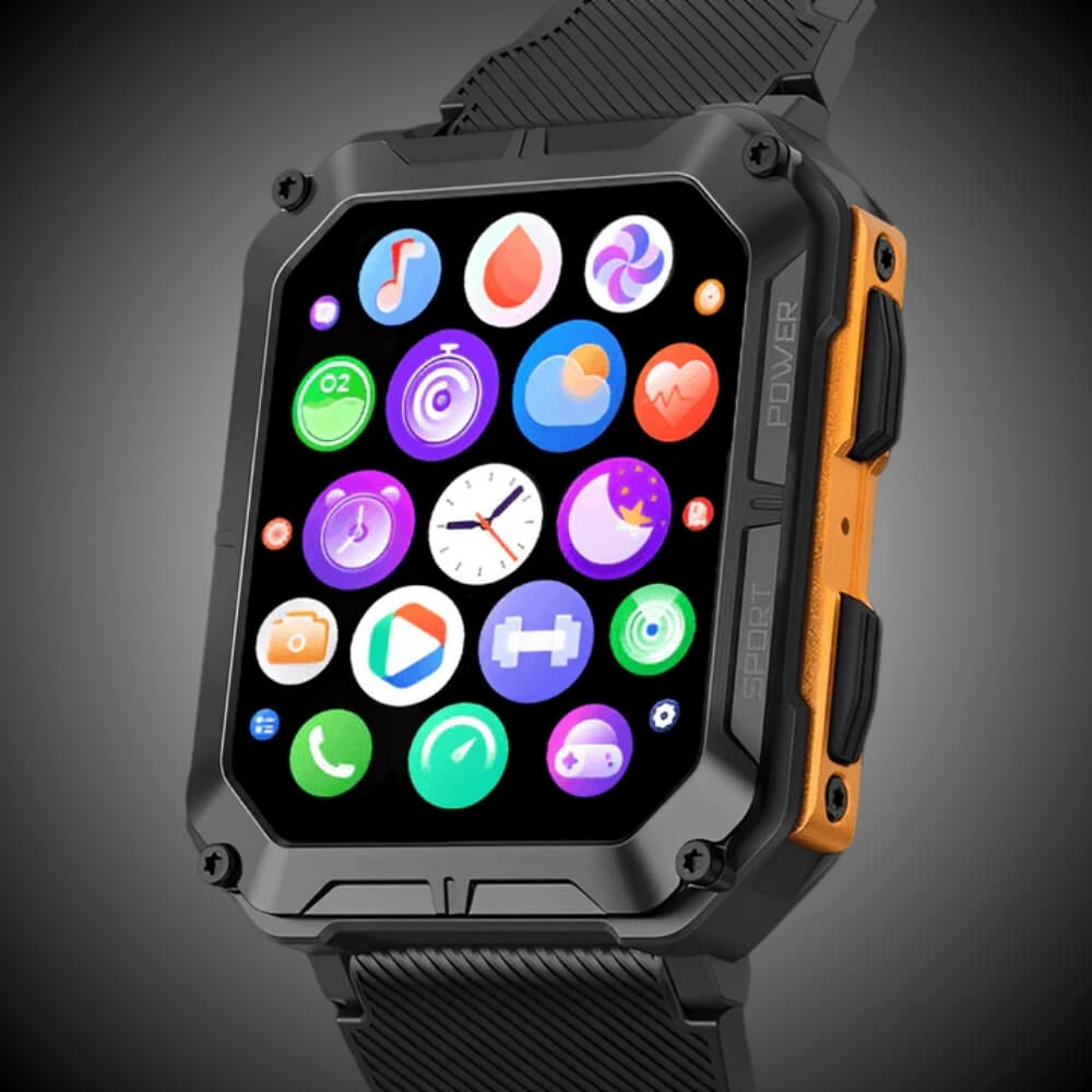 Montre Connectée La Plus Résistante avec Bracelet en Acier Inoxydable travel