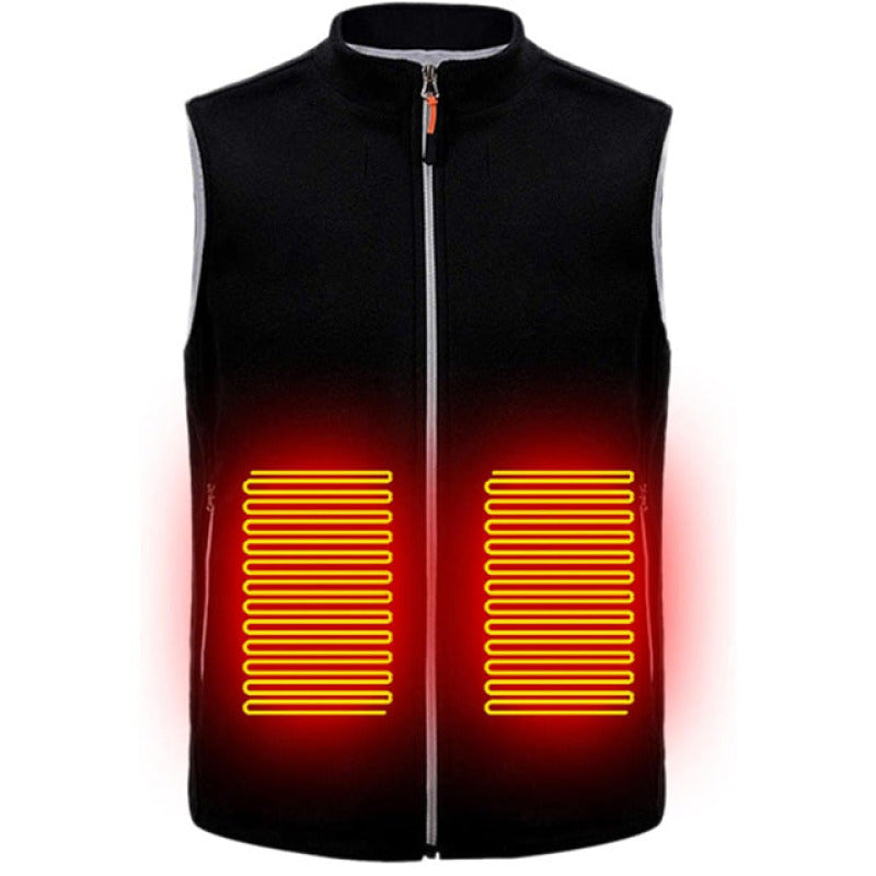 Gilet chauffant veste à température ajustable pour sports d'hiver