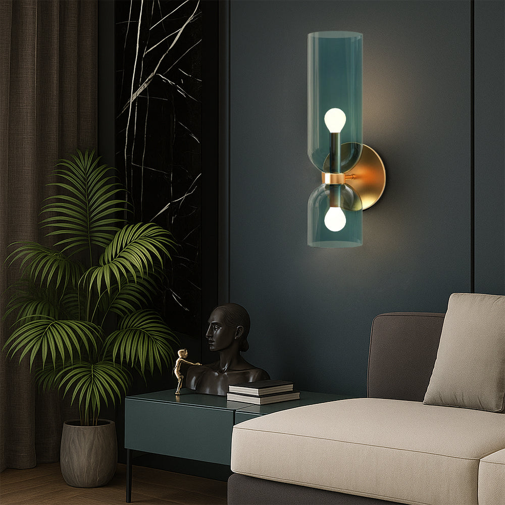Lampe murale créative en verre
