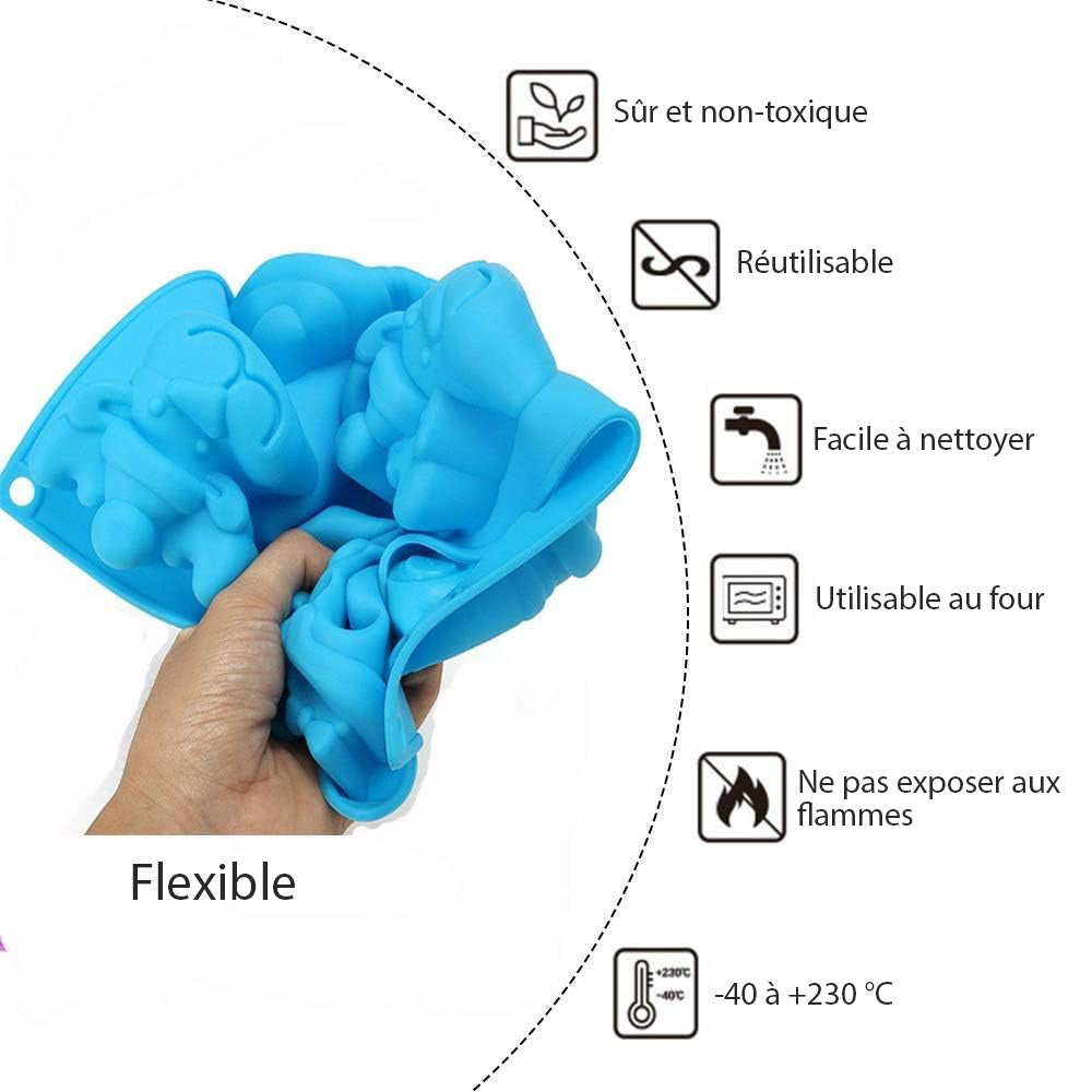Moules en silicone pour glaçons créatifs travel bottle leak-proof design on-t