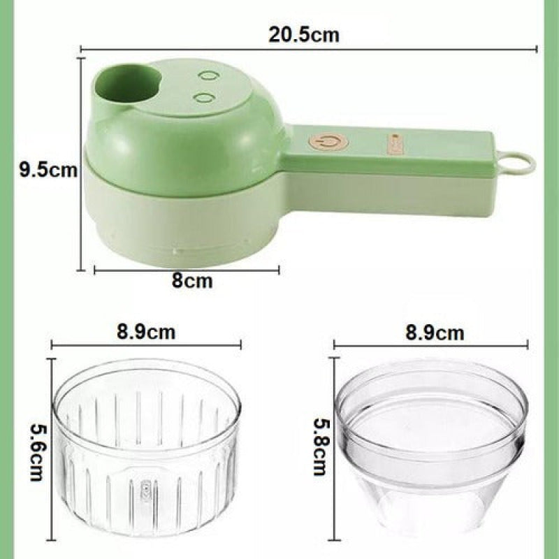 Hachoir électrique multifonction -en- coupe-légumes ergonomique gain de temps