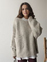 Hazel | Pull oversize en maille