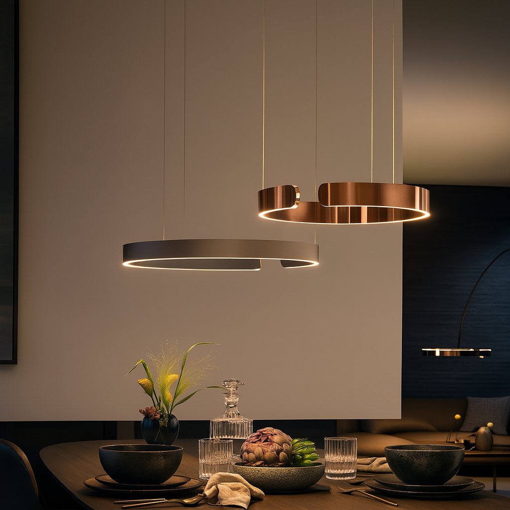Lampe pendante anneau Esthetica