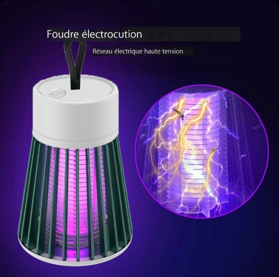 Lampe Anti-moustiques InsectGuard | Rechargeable USB et Sécurité Domestique t