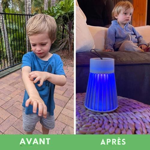 Lampe Anti-moustiques InsectGuard | Solution sans produits chimiques pour protection contre moustiques