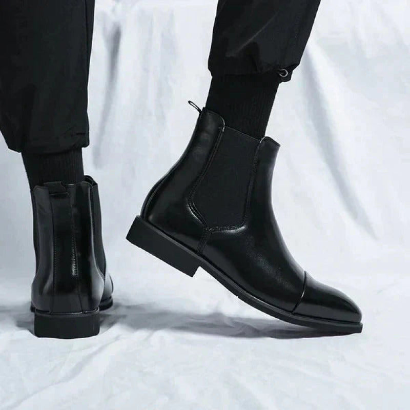 Bottes Élégantes pour Hommes en Cuir Haute Qualité de Jonathan - Confort Durable et Style Intemporel