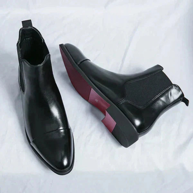 Bottes Élégantes pour Hommes en Cuir Haute Qualité de Jonathan - Confort Durable et Style Intemporel