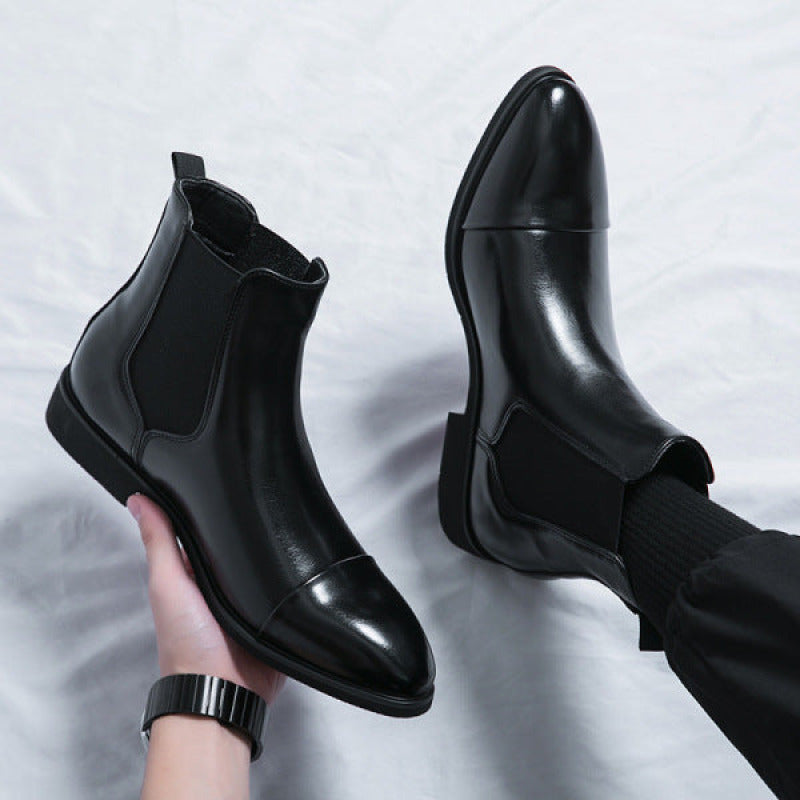 Bottes Élégantes pour Hommes en Cuir Haute Qualité de Jonathan - Confort Durable et Style Intemporel