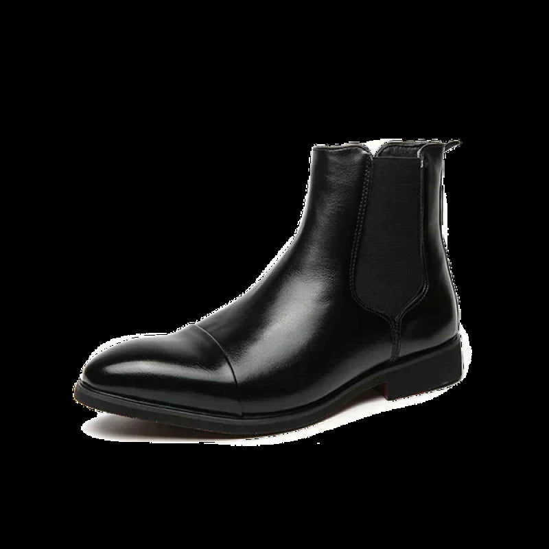 Bottes Élégantes pour Hommes en Cuir Haute Qualité de Jonathan - Confort Durable et Style Intemporel