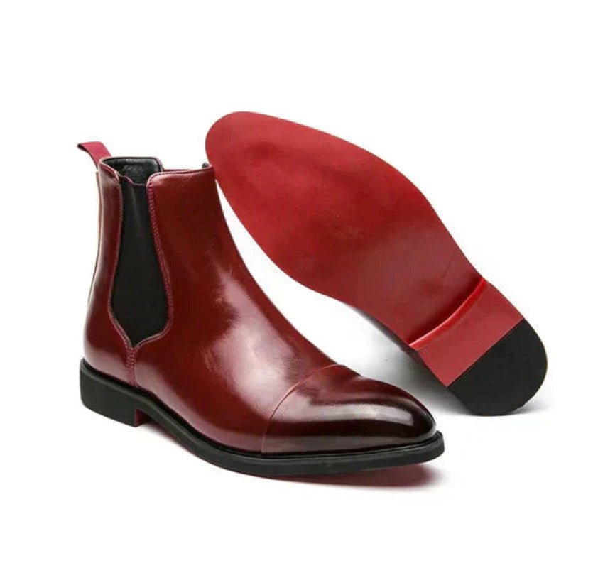 Bottes Élégantes pour Hommes en Cuir Haute Qualité de Jonathan - Confort Durable et Style Intemporel