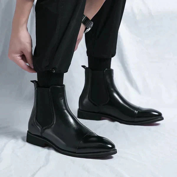 Bottes Élégantes pour Hommes en Cuir Haute Qualité de Jonathan - Confort Durable et Style Intemporel